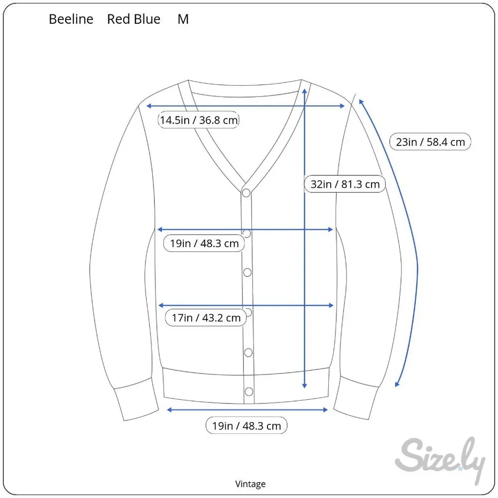 Beeline Vintage 60s 70s Mod Geometric Diamond Knit Cardigan Sweater M Rockabilly